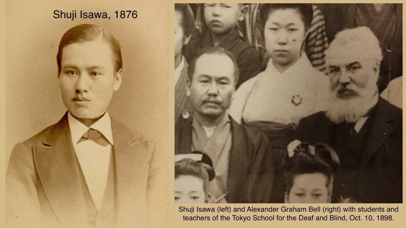 Shuji Isawa and A.G. Bell.jpg